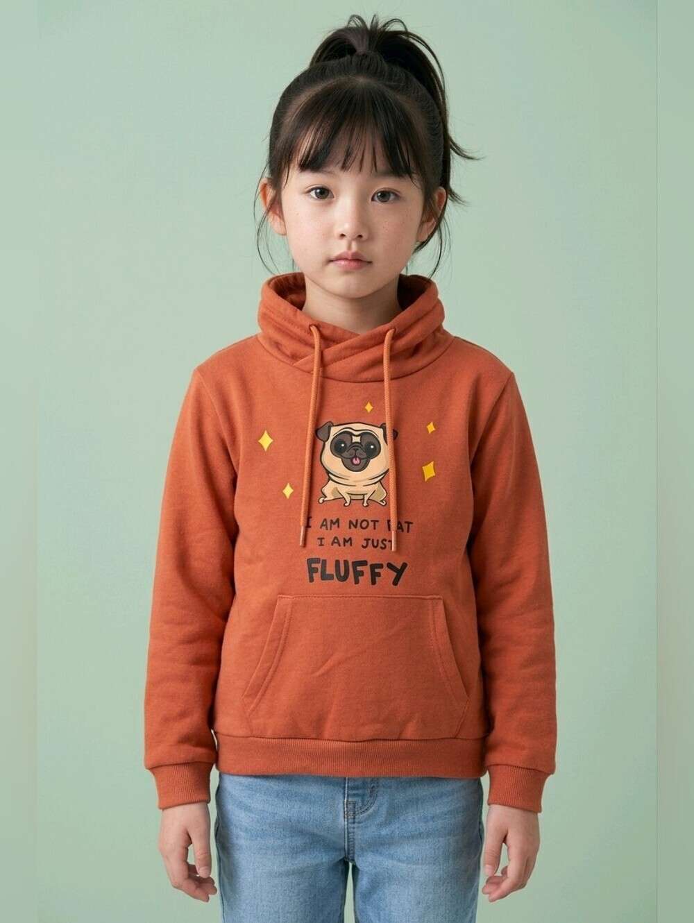 I am not fat I am fluffy Cowlneck